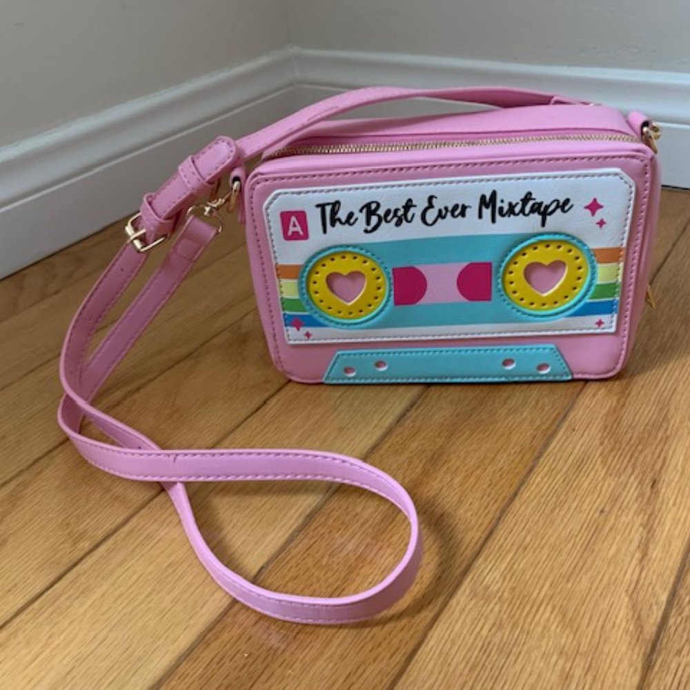 The Best Ever Mixtape Pink purse (retro style)